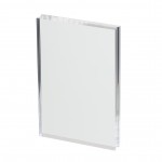 4510904 Acrylic block - with recessed grip - 100 x 150 x 15 mm - transparent - 